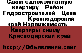 Сдам однокомнатную квартиру › Район ­ Гидростроителей › Цена ­ 16 000 - Краснодарский край Недвижимость » Квартиры сниму   . Краснодарский край